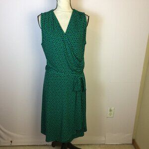 New! 41Hawthorn Tristana Essential Knit Faux Wrap Dress XXL Green Stretch